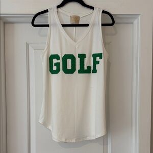 Judith March - oversized golf tank